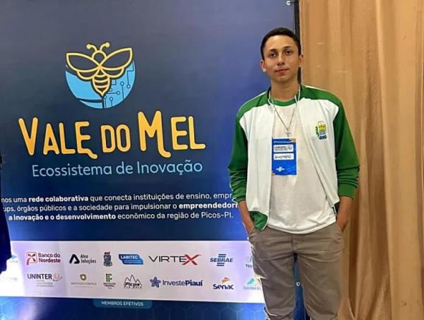 Luizmario Leal Arimita, estudante da 2ª série do Ensino Médio.(Imagem:Divulgação)