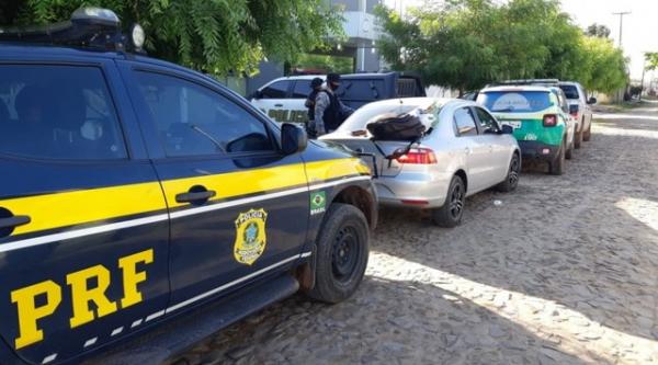 Casal é preso suspeito de matar duas pessoas em Piripiri.(Imagem:Divulgação/PRF)