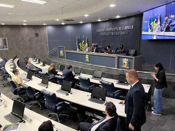 Sessão na Câmara Municipal de Teresina.(Imagem:Jonas Carvalho/ClubeNews)