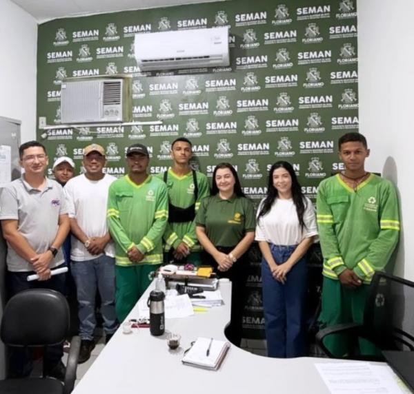 SEMAN realiza reuni&atilde;o t&eacute;cnica para fortalecer coleta seletiva e a&ccedil;&otilde;es ambientais em Floriano.(Imagem:Secom)