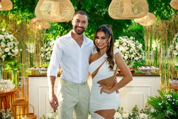 Ricardo Vianna e Lexa em festa de noivado.(Imagem:Victor Chapetta - Agnews)