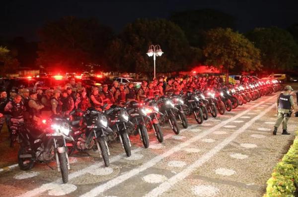 Operação Tiradentes conta com aproximadamente de 3 mil policiais no Piauí.(Imagem: Divulgação/PM-PI)