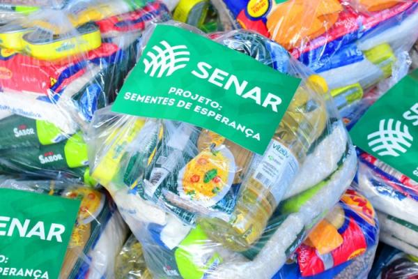 Prefeitura de Floriano entrega cestas básicas em parceria com o SENAR.(Imagem:Secom)