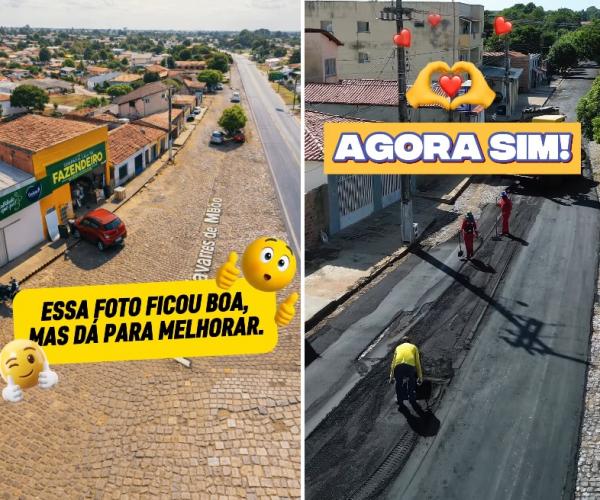Prefeitura de Bar&atilde;o de Graja&uacute; avan&ccedil;a com obras de asfaltamento e refor&ccedil;a compromisso com infraestru(Imagem:Reprodu&ccedil;&atilde;o/Instagram)