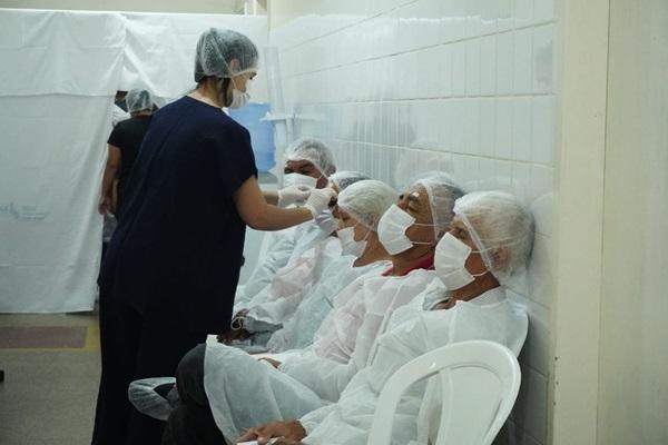 Cirurgias do Mutirão de Catarata no Hospital Estadual Teresinha Nunes de Barros(Imagem:Reprodução)