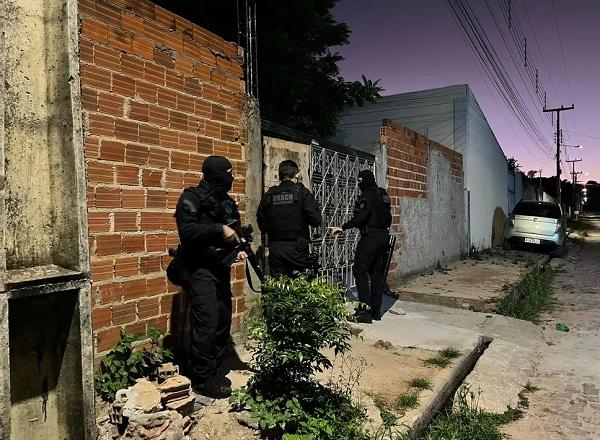Polícia faz operação contra grupo suspeito de exibir armas e promover facções em redes sociais no Piauí e Maranhão.(Imagem:Divulgação/SSP)