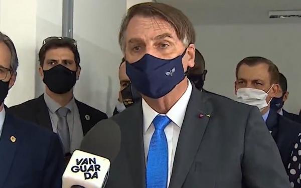 Bolsonaro grita com repórter durante evento em Sorocaba(Imagem:Reprodução)