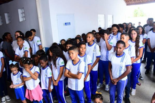 Aula Inaugural marca in&iacute;cio do Ano Letivo na rede municipal de ensino de Floriano(Imagem:Secom)