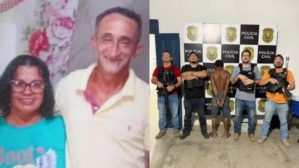 Suspeito de matar casal no interior do Piauí é preso; vítimas foram atacadas com facadas e pauladas ao flagrar roubo, diz polícia.(Imagem:Divulgação)