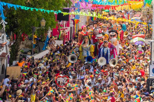 Carnaval em Olinda, Pernambuco.(Imagem:Governo de Pernambuco)