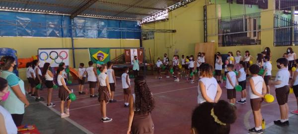 Escola Pequeno Príncipe comemora o Dia do Estudante com atividades olímpicas(Imagem:FlorianoNews)