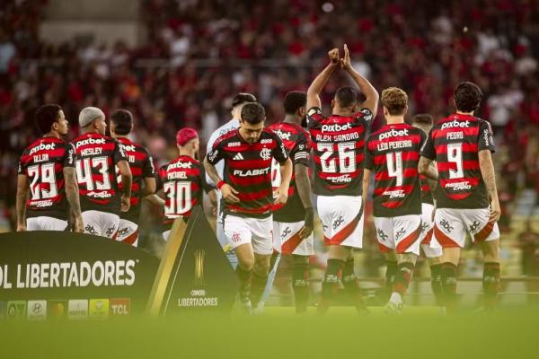 Flamengo decepcionou contra o Deportivo Táchira pela Libertadores.(Imagem:Adriano Fontes/Flamengo)