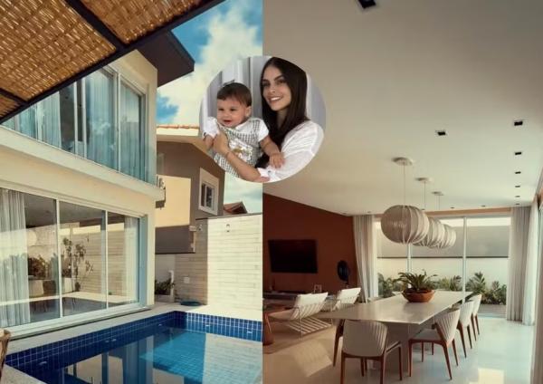 Neymar comprou mansão para Amanda Kimberlly e Helena.(Imagem:Divulgação/Reprodução/Instagram)