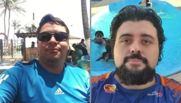  Daniel (à esquerda) e Felipe tiveram uma discussão e morreram após disparos em Teresina.(Imagem: Reprodução)