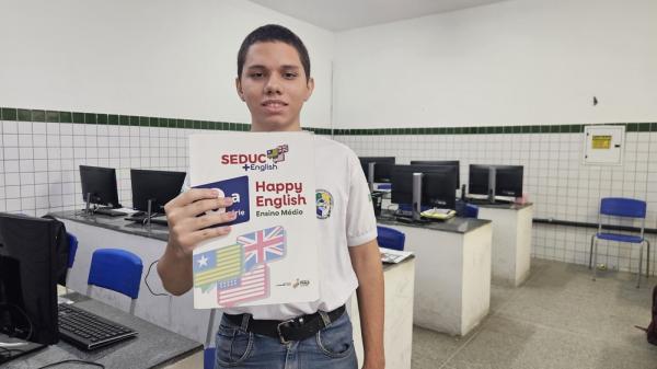 Estudantes da rede estadual do Piauí aprendem inglês com plataforma que simula conversação real por meio de IA(Imagem:Pablo Cavalcante)