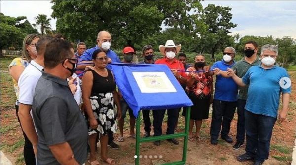 Deputado Gustavo Neiva participa de solenidades alusivas aos 26 anos de Porto Alegre do Piauí.(Imagem:Reprodução/Instagram)