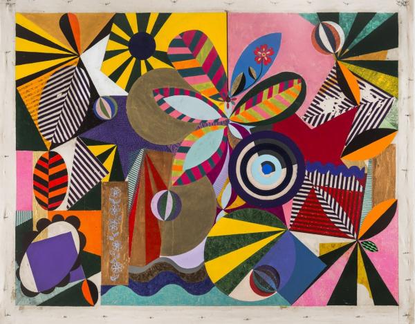 A brasilidade nas cores e formas de Beatriz Milhazes em sua maior exposição(Imagem:Vicente de Melo)