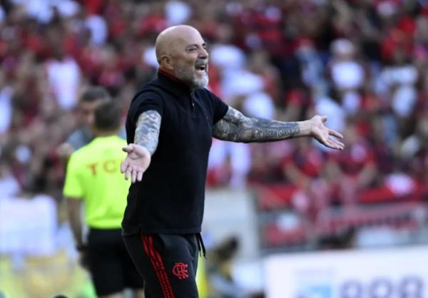 Flamengo x América-MG: Sampaoli(Imagem:André Durão)