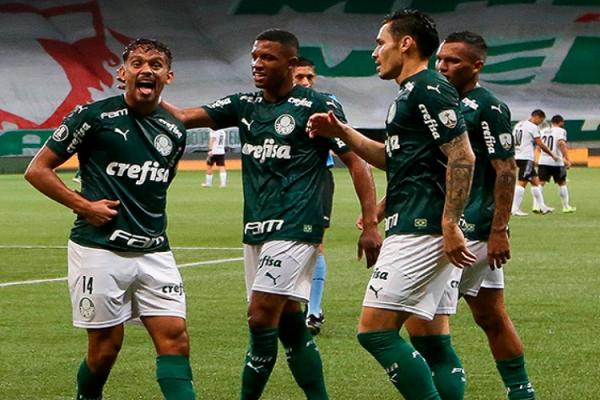 O Palmeiras chegou a sua maior sequência de vitórias no Allianz Parque ao bater o Libertad (PAR na última terça-feira (15). São nove triunfos consecutivos no estádio, com números a(Imagem:Reprodução)