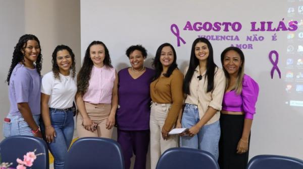 Agosto Lilás: Prefeitura de Floriano promove palestra sobre enfrentamento à violência contra a mulher(Imagem:Secom)