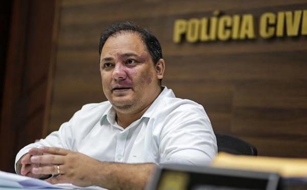 Luccy Keiko, delegado-geral da Polícia Civil do Piauí.(Imagem:Renato Andrade / Cidadeverde.com)