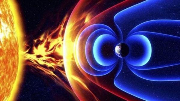 O campo magnético da Terra é um escudo que protege o planeta da radiação dos ventos solares.(Imagem:Science Photo Library)