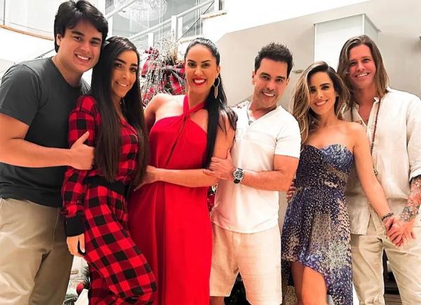 Igor Camargo, Amabylle Eiroa, Graciele Lacerda, Zezé di Camargo, Wanessa e Dado Dolabella.(Imagem:Reprodução/Instagram)