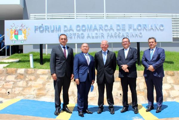 Inauguração do novo Fórum de Floriano-PI.(Imagem:Divulgação)