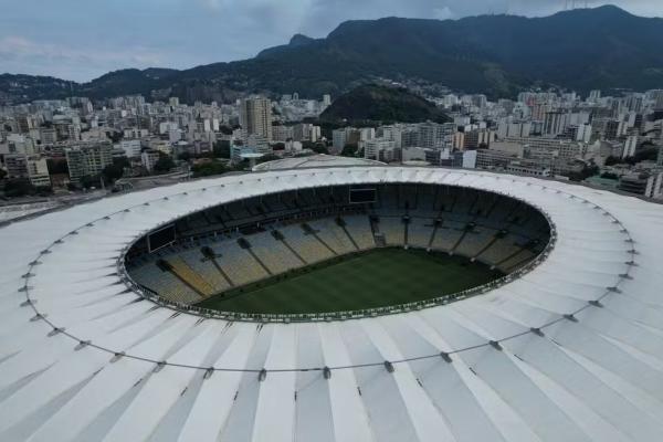 Imagem aérea do Maracanã, que será palco de Nova Iguaçu x Vasco no domingo.(Imagem:Wagner Meier/Getty Images)