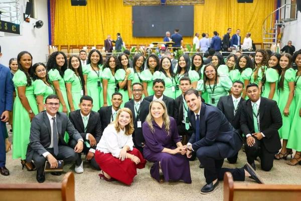 Orleans Brandão prestigia a abertura da 2ª Assembleia Geral Extraordinária das Assembleias de Deus no Maranhão(Imagem:Divulgação)