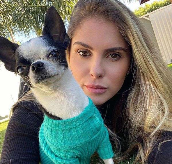 Cachorro de Bárbara Evans foge e ela se desespera(Imagem:Reprodução)