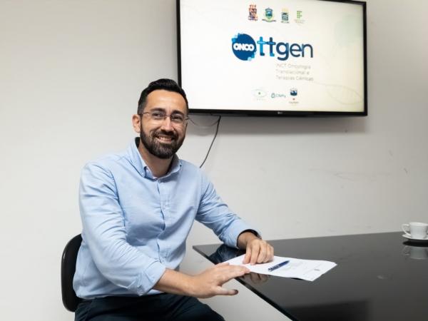 Jo&atilde;o Marcelo de Castro, coordenador do INCT ONCOTTGEN. (Imagem:Maria Catiany)