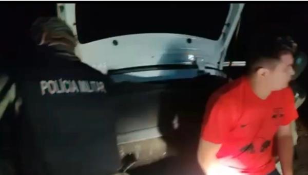 Criminosos são presos após sequestrarem motorista de aplicativo em Teresina.(Imagem:Divulgação/PMPI)