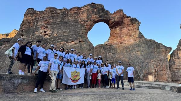 A viagem faz parte do Projeto Turismo Escolar que leva alunos da rede pública a conhecer e valorizar o patrimônio cultural do estado.(Imagem:Divulgação)