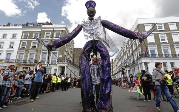Carnaval de Notting Hill troca as ruas de Londres por festival online(Imagem:Reprodução)