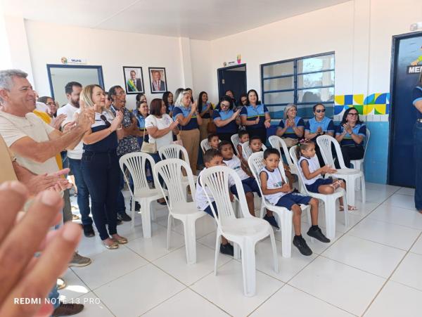Prefeitura de Barão de Grajaú reinaugura escola na localidade Jatobá Ferrado.(Imagem:FlorianoNews)
