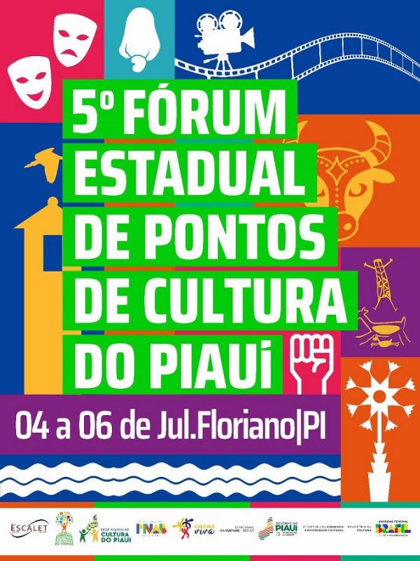 Floriano sedia o 5º Fórum Estadual de Pontos de Cultura do Piauí de 4 a 6 de julho.(Imagem:Divulgação)