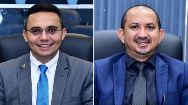 Vereadores James Rodrigues e Marcony Alisson(Imagem:CMF)