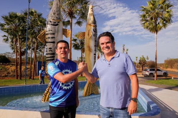 Prefeito Magnum Cardoso e o senador Ciro Nogueira.(Imagem:Ascom)