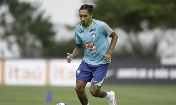 Técnico italiano treina equipe com Matheus Cunha e Raphinha.(Imagem:RAFAEL RIBEIRO/CBF/DIREITOS RESERVADOS)