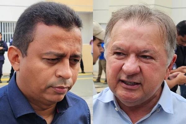 Francisco Costa e Merlong Solano(Imagem:Jonas Carvalho/ Portal ClubeNews)