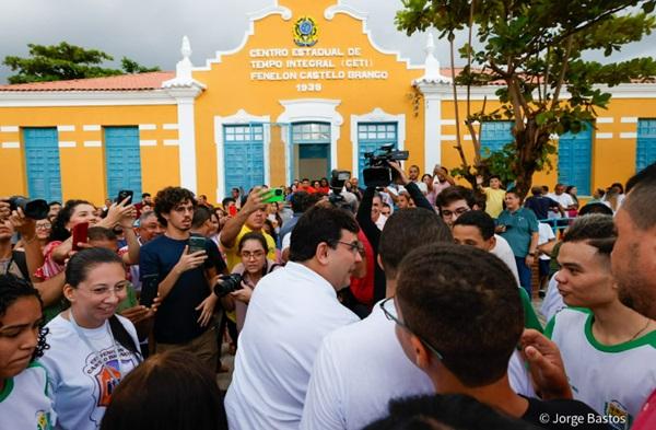 Inauguração do Ceti Fenelon Castelo Branco, em União-PI(Imagem:Reprodução)