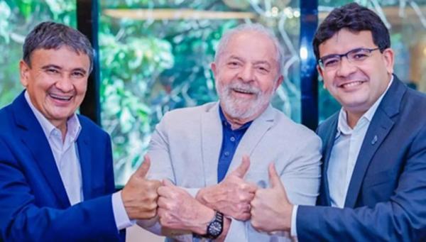 Wellington Dias, Lula e Rafael Fonteles(Imagem:Divulgação)