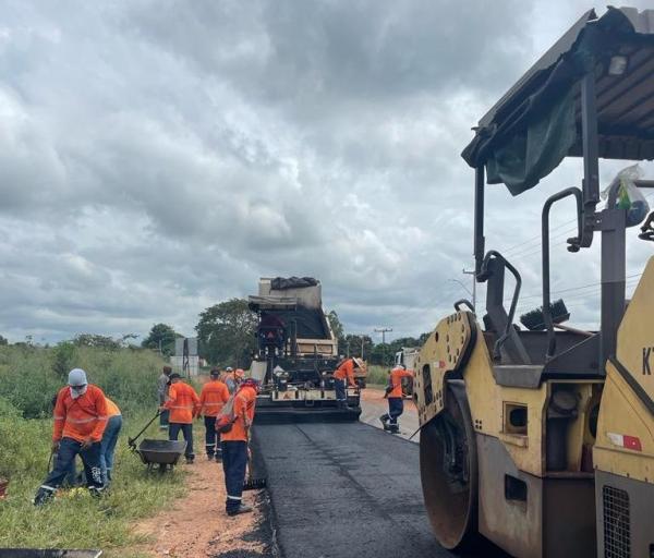 Governo do Estado recupera pavimentação de duas rodovias na região do Cerrado.(Imagem:Divulgação)
