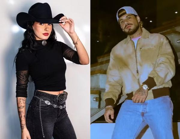 Ana Castela e Zé Felipe(Imagem: Leandro Saucer e reprodução/ instagram)