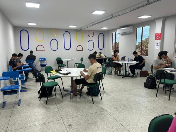 Biblioteca da Uespi(Imagem:Divulga&ccedil;&atilde;o)