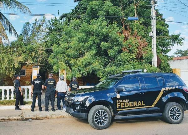 Polícia Federal no Piauí cumpre mandados de prisão.(Imagem:Divulgação/PF-PI)