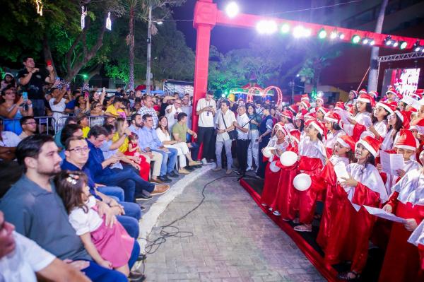  Ciro Nogueira deseja Feliz Natal a todos os piauienses durante solenidade em Parna&iacute;ba(Imagem:Ascom)