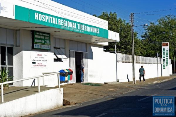 Hospital Tibério Nunes recebe pacientes do Sul do PI.(Imagem:Jailson Soares/PoliticaDinamica.com)