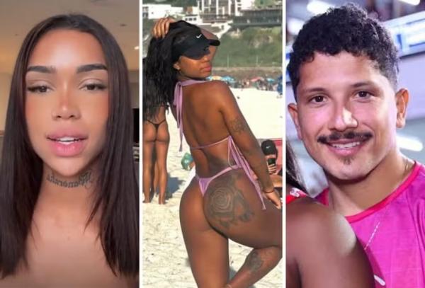 Mulher se pronuncia após ter foto de biquíni compartilhada por Yuri Lima, namorado de IZA.(Imagem: Reprodução/Instagram)